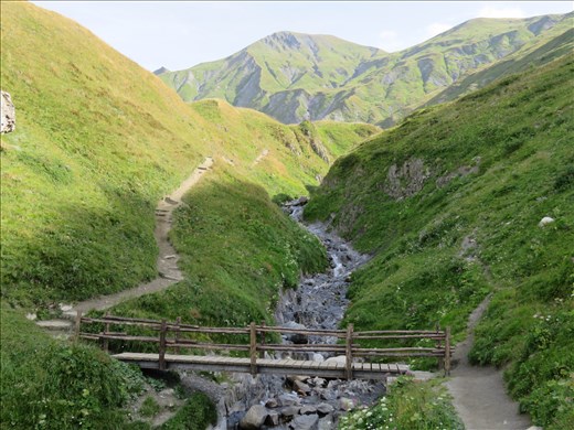 Bridge at a stream crossing