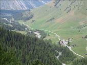 Looking down into the swiss valley where we are heading: by jugap, Views[473]