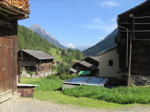 Walking thru swiss village - older housing