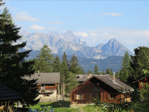 Walking thru a local swiss village