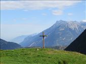Cross on mtn-side up upward track: by jugap, Views[199]