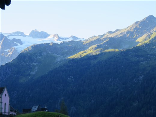 View from the street near the church