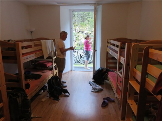 Our sleeping quarters - 7 people for the night