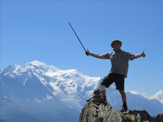 Highest point  of the day - 2201m in France