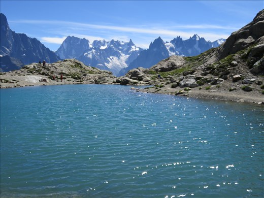 Lac Blanc  - in front of refuge
