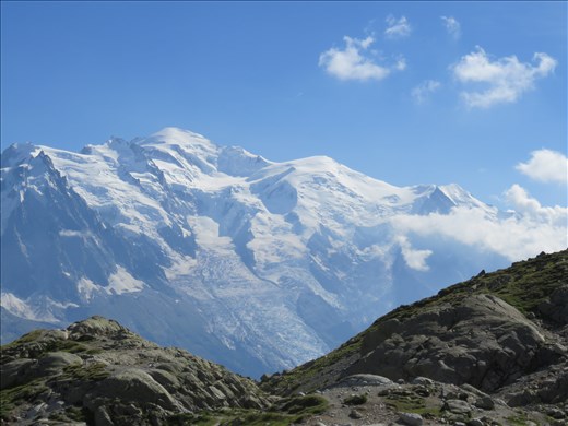 Mont Blanc - view from refuge