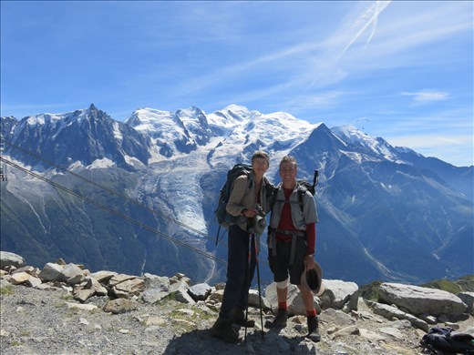 The Finish of our walk  - Le Brevant 2526m - 