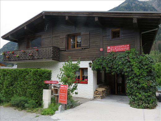Our accommodation at Les Bossons area- just outside main Chamonix area