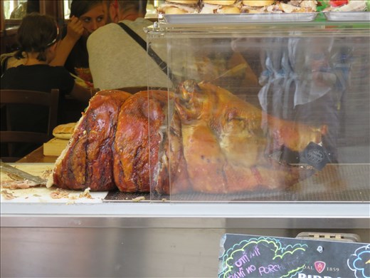 San Gimignano - wild boar sandwich anyone?