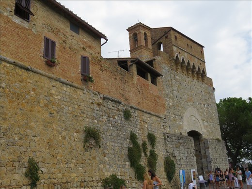 San Gimignano - outside front gate