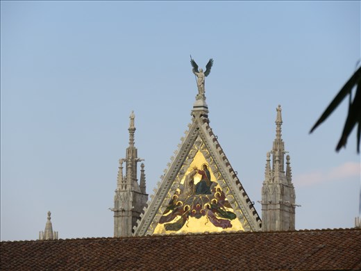 Siena - very top of Duomo from our appt window