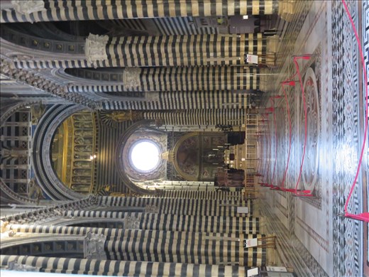 Siena - inside Duomo early morning