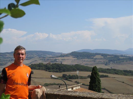 Pienza - view out over countryside