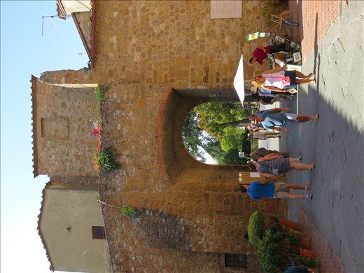Pienza - streetscape