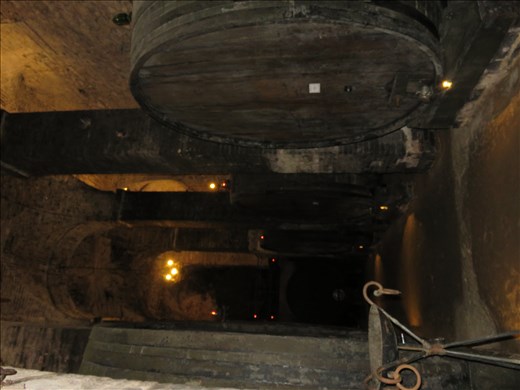 MOntepulciano - wine cellar -on way to tasting session