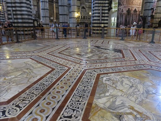 Siena - part of inside ceiling in Duomo