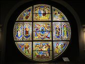 Siena - stained glass window in Duomo complex: by jugap, Views[203]