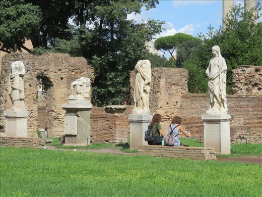 Rome - Roman Forum - vestial virgins (?)