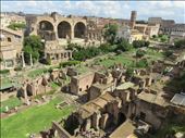 Rome - looking down on Forum from Palatine Hill: by jugap, Views[207]