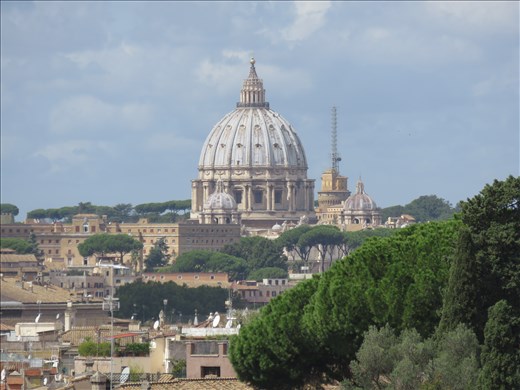 Rome - St Peter's Basilica from Palatine Hill