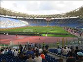 Rome - Olympic Stadium (2004) - soccer teams warming up: by jugap, Views[303]