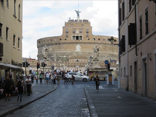 Rome - Castel Sant'Angelo - originally protected Vatican area