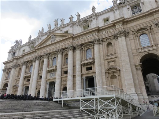 Rome - just before entering St Peter's
