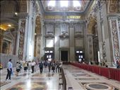 Rome - St Peter's Vatican - looking back to front door: by jugap, Views[291]