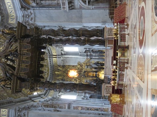 Rome - St Peter's Vatican - altar area