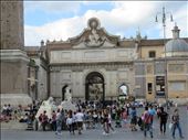Rome - Gate at Piazza Del Popolo: by jugap, Views[136]