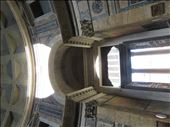 Rome - Pantheon - skylight in ceiling throws light on side wall - roman clock ?: by jugap, Views[223]