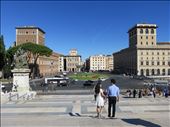 Rome - Piazza Venezia -in front of Vittoriano - Think movie Roman Holiday: by jugap, Views[177]