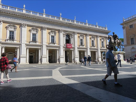 Rome - part of piazza of Michelangelo