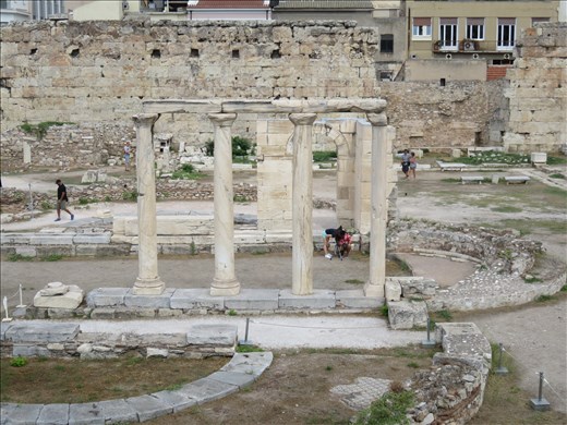 Athens - Hadrian's library area
