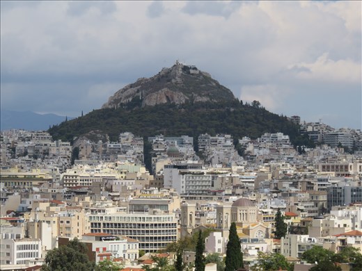 Athens - view across rooftops from viewpoint near Acropolis