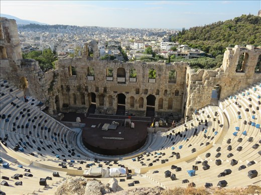 Atehns - Acropolis complex - Herodeon or Odeon of Herodes Atticus -still used