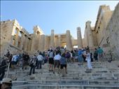 Athens - Acropolis complex - moving up towards top area: by jugap, Views[311]