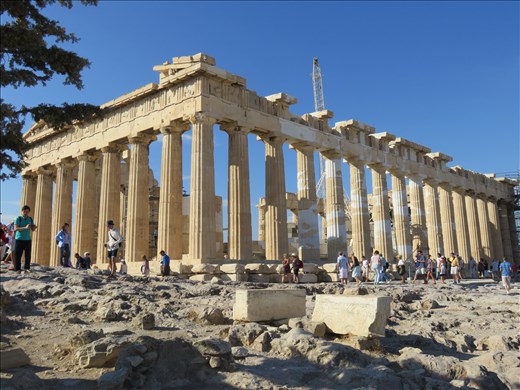 Athens - Parthenon - side view