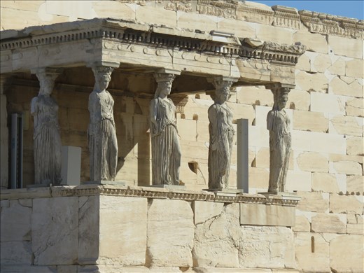 Athens - Acropilis complex - Erechtheion - another view