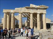Athens - Acropolis complex - Propylaea - temple of Athena Nike: by jugap, Views[259]