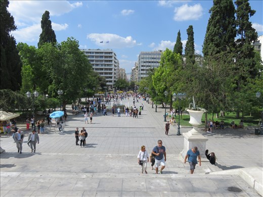 Athens - Syntagma Square - main square where protests happen 