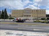 Athens - Parliament buliding - opp square - Evzones in front of it too: by jugap, Views[501]