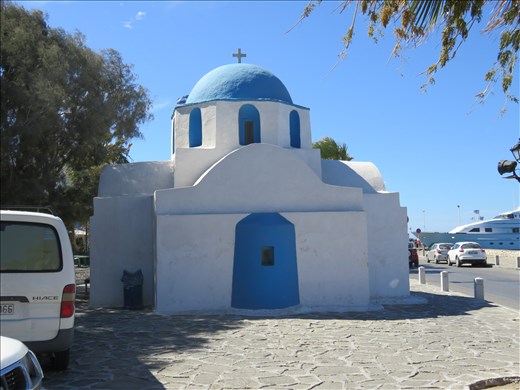 Paros - small church - waterfront area