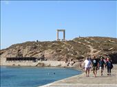 Naxos - part of Hellenic temple on waterfront: by jugap, Views[366]