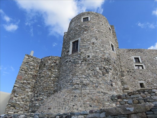 Naxos - part of old castle in centre of town
