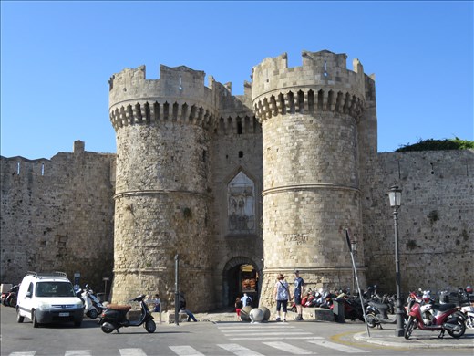 Rhodes = one of the gates into the old town