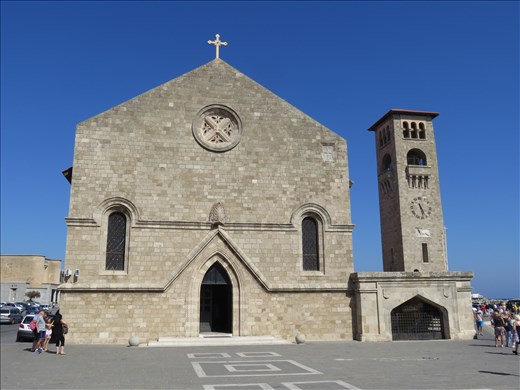 Rhodes - church near marina