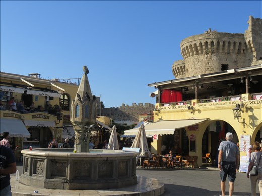 Rhodes - streetscape old town
