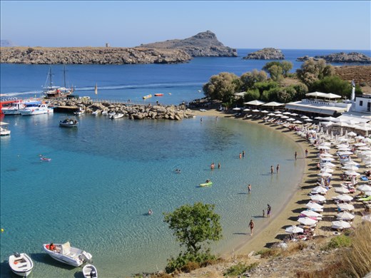 Lindos - beach next to main one