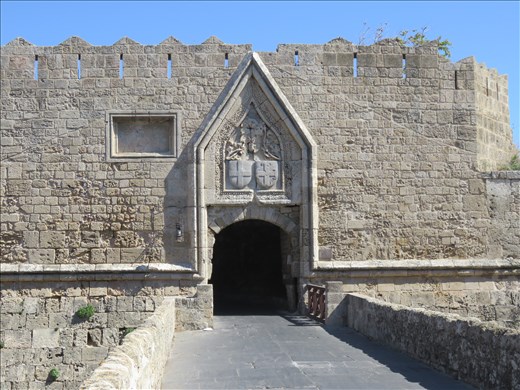 Rhodes - old town - Gate of St John